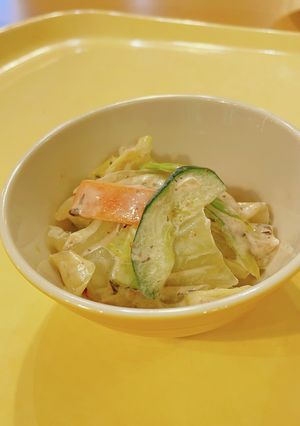 キャベツときゅうりの梅マヨサラダ-レシピのメイン写真