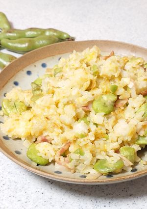 そら豆チャーハン-レシピのメイン写真