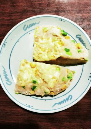 枝豆コーン&チーズフォカッチャ風パン-レシピのメイン写真