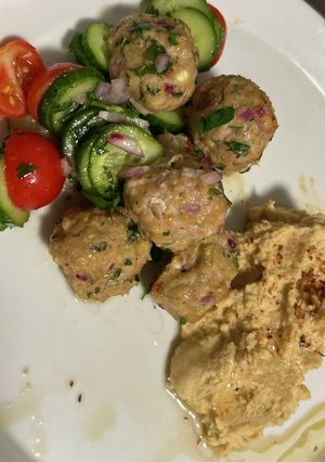 チキンミートボールサラダ-レシピのメイン写真