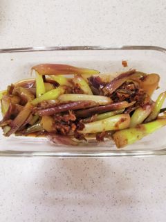 ミョウガの茎 バター醤油炒め-レシピのメイン写真