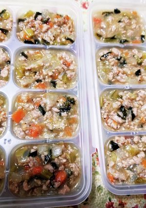 離乳食後期〜豚ひき肉と野菜の味噌炒め煮♡-レシピのメイン写真