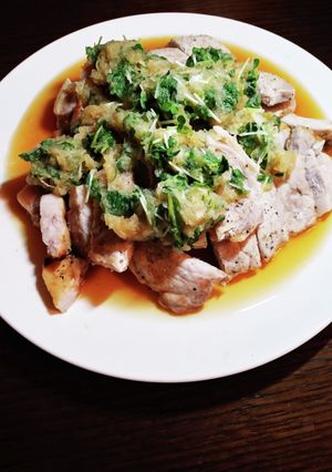 豚ロース肉の薬味おろし添え-レシピのメイン写真