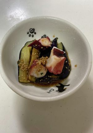 ナスとタコのしょうが醤油-レシピのメイン写真