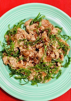 豚肉の梅風味炒め-レシピのメイン写真
