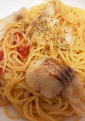 ワンパンアクアパッツァパスタ-レシピのメイン写真