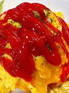 簡単!冷凍ご飯でオムライス-レシピのメイン写真