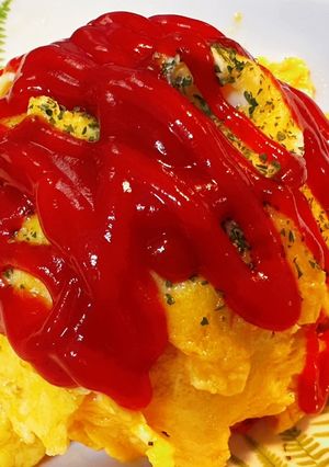 簡単!冷凍ご飯でオムライス-レシピのメイン写真