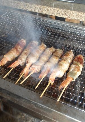 豚バラと大葉のえび巻き焼き-レシピのメイン写真