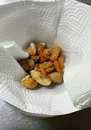 鶏皮で肉かす風-レシピのメイン写真