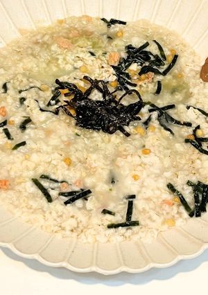 レンチン簡単！オートミール鮭茶漬け-レシピのメイン写真