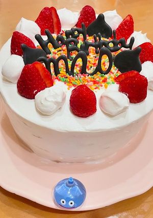 誕生日ケーキ-レシピのメイン写真