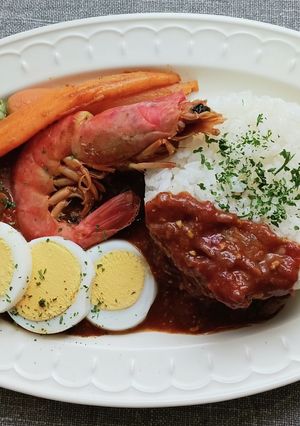 海老みその旨味溢れるスパイスカレー-レシピのメイン写真