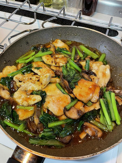 簡単胸肉と椎茸小松菜のうま煮-レシピのメイン写真