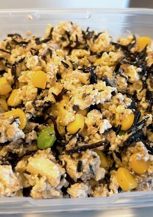 豆腐とひじきの胡麻ツナサラダ-レシピのメイン写真