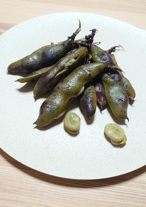そら豆の鉄板焼き-レシピのメイン写真