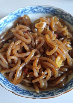 美味しい！こんにゃくと白ネギのきんぴら-レシピのメイン写真