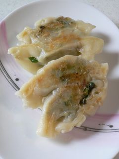 手作りの皮でもやしとニラの餃子-レシピのメイン写真