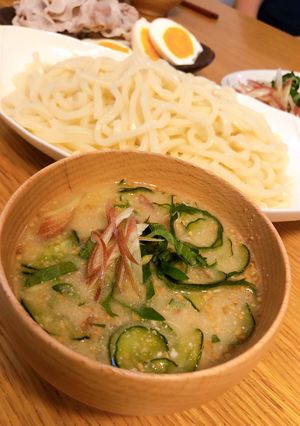 胡麻たっぷり冷や汁うどん-レシピのメイン写真