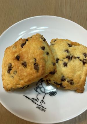 さっくりふわふわチョコチップスコーン-レシピのメイン写真