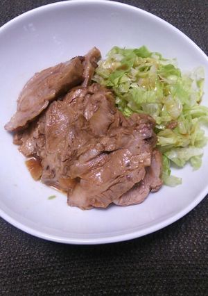 超簡単！豚肉の香味レンジ蒸し-レシピのメイン写真