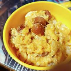 ウィンナー玉子丼-レシピのメイン写真