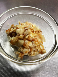 筍の甘皮の梅肉和え-レシピのメイン写真