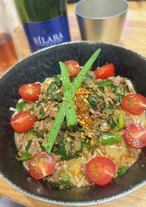 味どうらくと牛乳で！簡単絶品担々麺-レシピのメイン写真