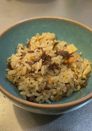 牛肉大和煮缶詰の炊き込みご飯-レシピのメイン写真
