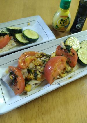 夏野菜と サバのビアンコ　　地中海ぽく-レシピのメイン写真