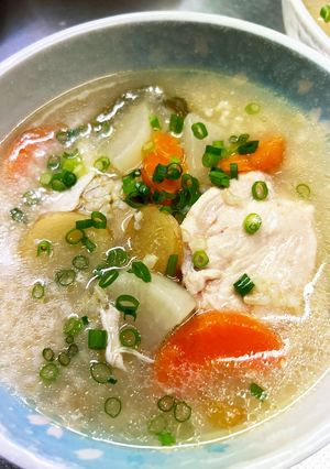 鶏胸肉と玄米のサムゲタン。-レシピのメイン写真