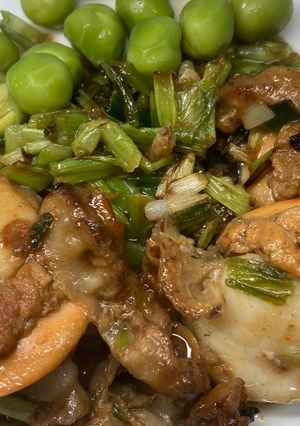 酒のつまみ　ホタテとネギの酒炒め　243-レシピのメイン写真