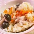 炊飯器で作る鶏肉としめじのおこわ6合