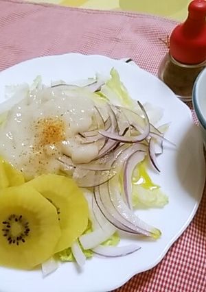 甘酒ソースでサラダを-レシピのメイン写真