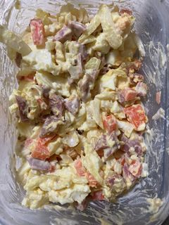 簡単、野菜の卵サラダ-レシピのメイン写真