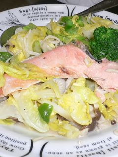 野菜とシャケのバター炒め-レシピのメイン写真