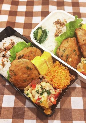 高1男子とパパの弁当240603-レシピのメイン写真