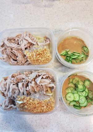 高校生弁当覚え書き312冷や汁うどん-レシピのメイン写真