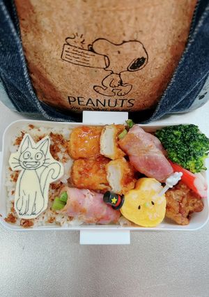 毎日高校男子弁当 魔女の宅急便 ジジ-レシピのメイン写真