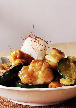 鶏とズッキーニおろしぶっかけ☆胃に優しい-レシピのメイン写真