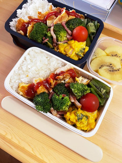 20240603娘ちゃん息子っちのお弁当-レシピのメイン写真