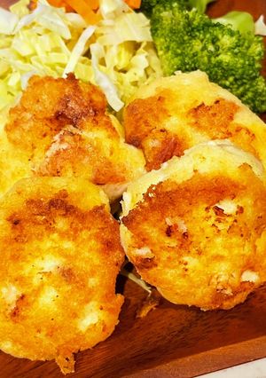 簡単冷めてもふわふわ 豆腐チキンナゲット-レシピのメイン写真
