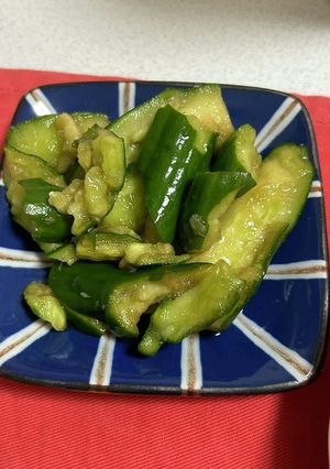 たたききゅうりのポン酢しょうが味-レシピのメイン写真