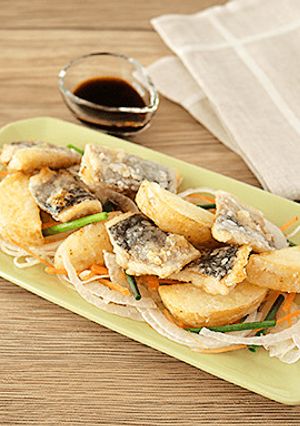 あじと新玉ねぎのサラダ仕立て-レシピのメイン写真
