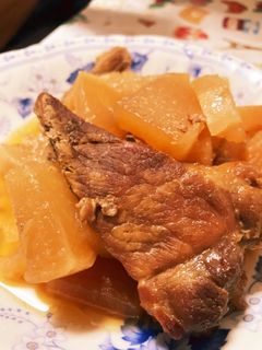 炊飯器で豚肩ロースと大根の煮物-レシピのメイン写真