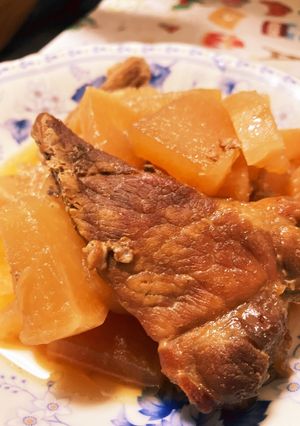 炊飯器で豚肩ロースと大根の煮物-レシピのメイン写真