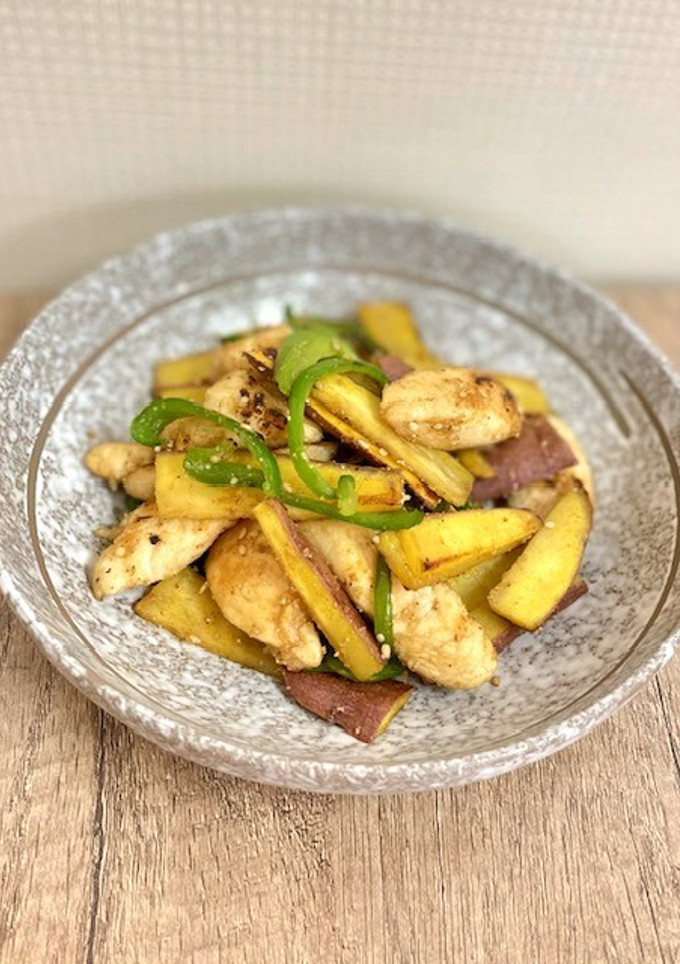 鶏とさつまいもの照り焼き【ここから栄養士-レシピのメイン写真