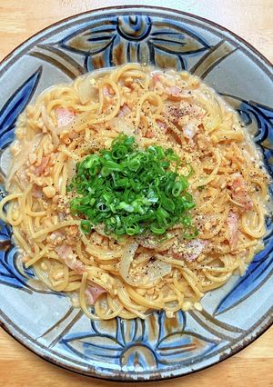 相葉マナブ☆究極の納豆パスタ-レシピのメイン写真