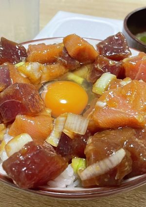 マグロユッケ丼-レシピのメイン写真