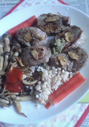 豚ヒレブロック肉でミニステーキ-レシピのメイン写真
